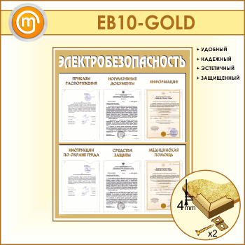 ����� ��������������������� � 6 ��������� (EB-10-GOLD)